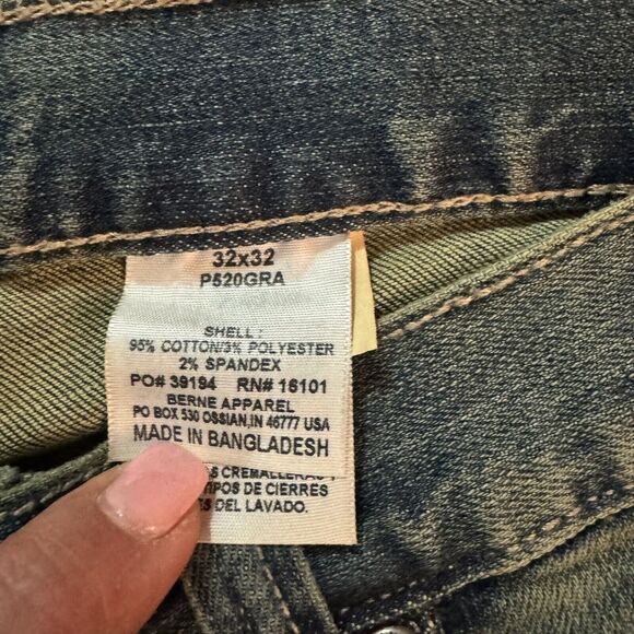 Berne Mens Putty Cotton Blend Flex 180 Pants 32x32 NWT - Picture 9 of 11